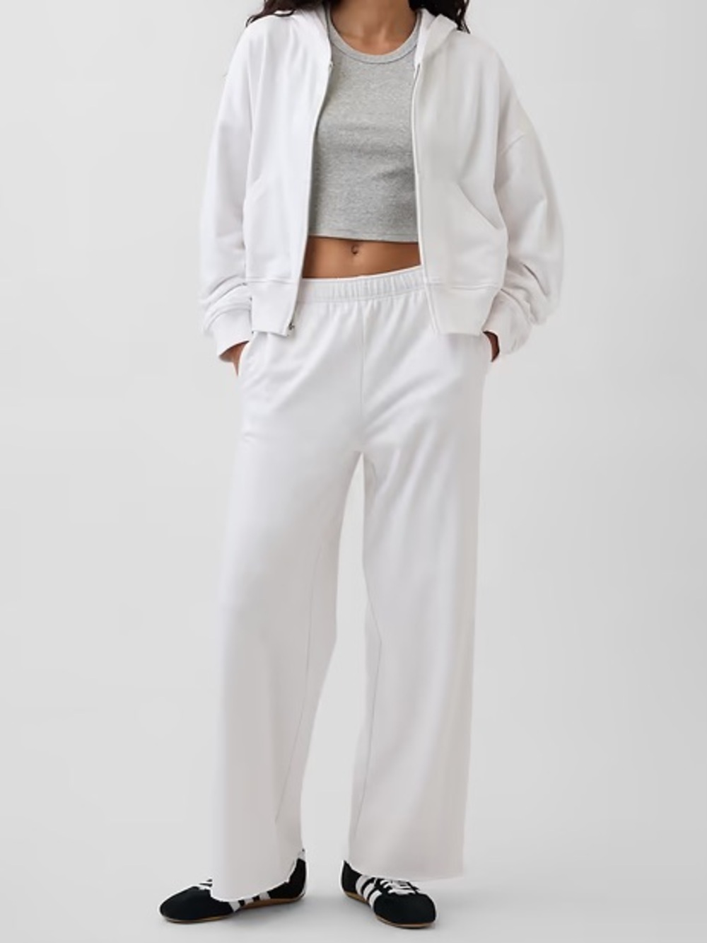 Gap VintageSoft Terry Wide-Leg Sweatpants
